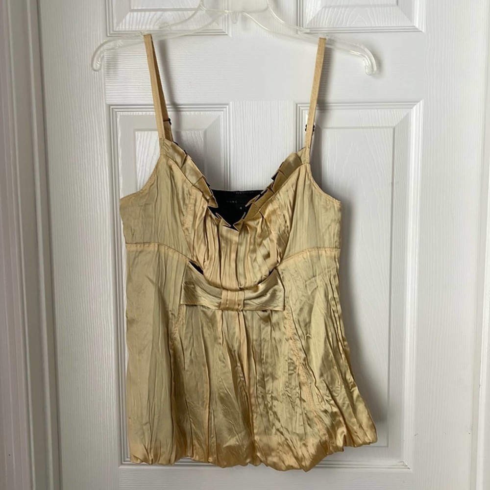 Marc Jacobs gold tank top. Free shipping